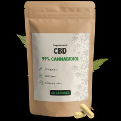 CBD Cannabidiol 99% - 10 mg - 60 cápsulas