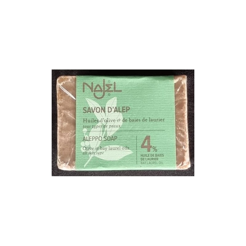 Savon d'Alep 4% BLO, 155gr