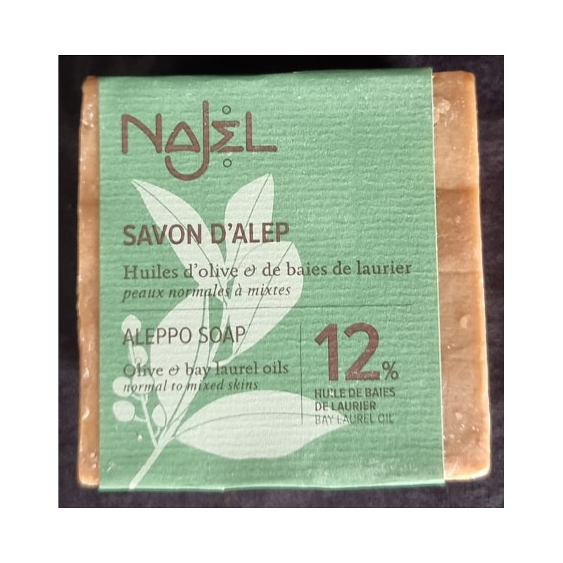 Savon d'Alep 12% BLO, 200gr