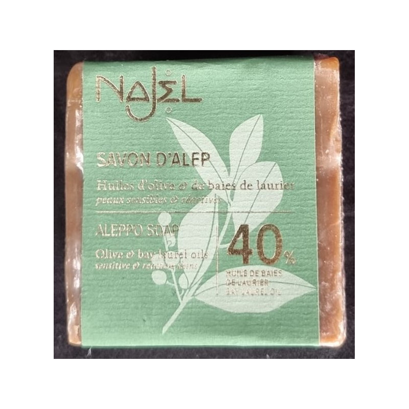 Aleppo Soap 40% BLO, 200gr