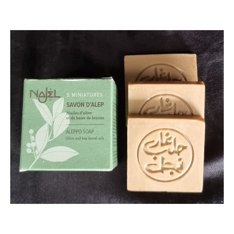 Aleppo soap mini 5 pieces set 5 pieces box